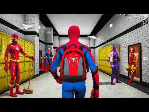 Joining SUPERHERO SCHOOL In GTA 5!