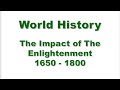 Enlightenment Ideas and Influences