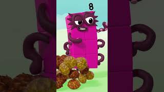 Octoblock's Most Heroic Moments! 🦸‍♀️ | Learn to Count for Kids | 12345 | @Numberblocks #shorts
