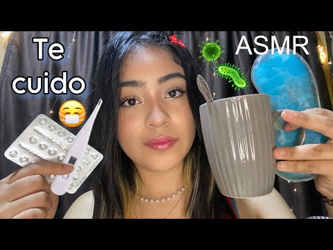 ASMR estás enfermo/a  y te cuido 🤒❤️‍🩹