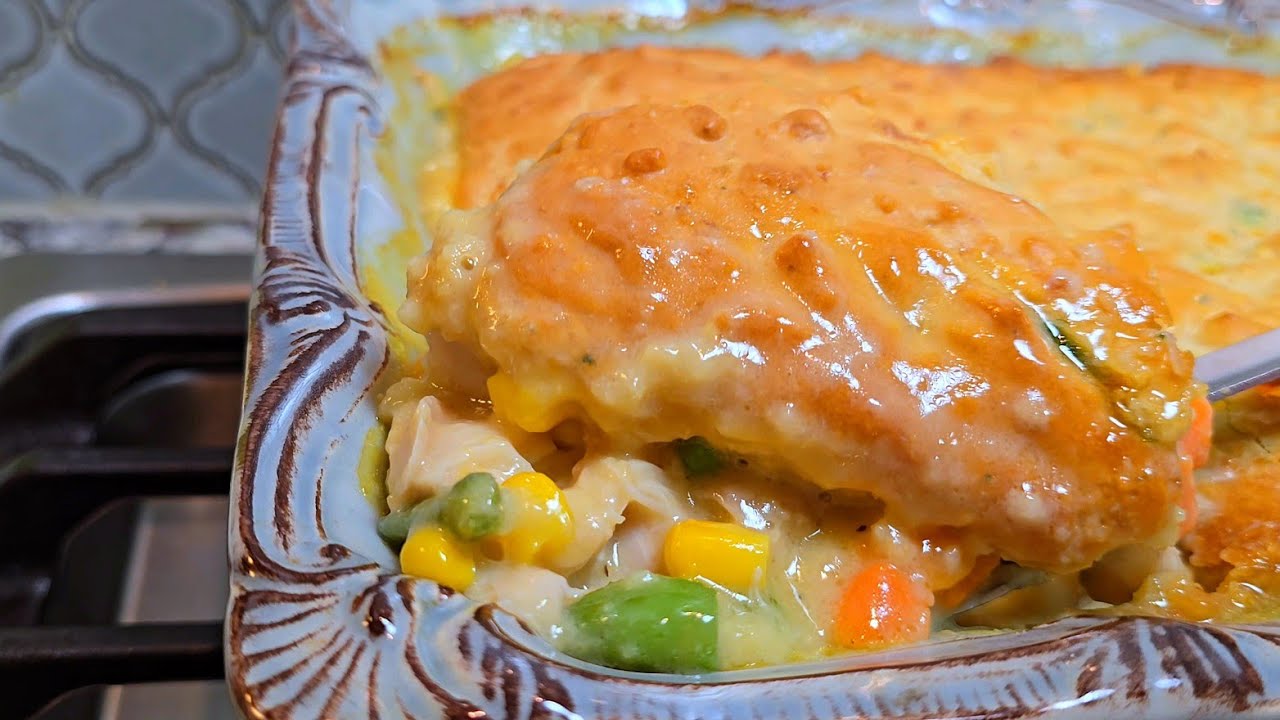 Chicken Cobbler - EASY Chicken Casserole Recipe