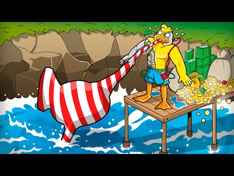 GANÉ $200.000 DÓLARES ABSORBIENDO y PESCANDO en un LAGO