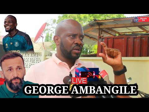 🔴#LIVE_  GEORGE AMBANGILE AFUNGUKA KAULI YA KOCHA WA YANGA RAMOVIC LIGI YETU NI DHAIFU