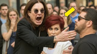 Ozzy Osbourne rushes to protect his wife after an insult in public… and stuns the entire crowd
