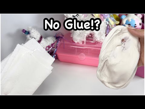 Paper Slime!! 📄🫧 How To Make No Glue Paper Slime!!