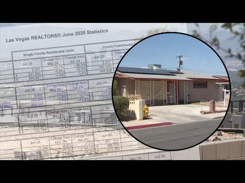 YouTube video thumbnail: Las Vegas Housing Market Sees Inventory Surge While Sales Drop Below 2,000