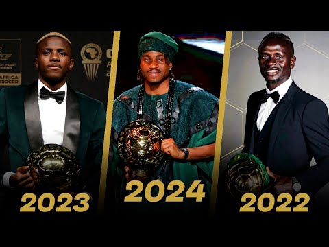 TOUS LES JOUEURS QUI ONT GAGNÉ LE BALLON D'OR AFRICAIN DEPUIS 1970