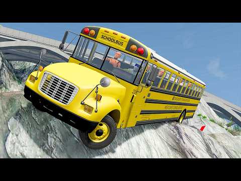 Cliff Drops #208 - BeamNG DRIVE | SmashChan