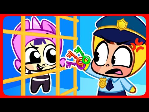 Little Baby Police Officer Chase Thief | Safety rules for kids