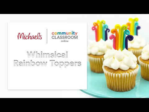 Online Class: Floral Cupcake Topper | Michaels