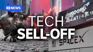 YouTube video thumbnail: Spacex Dips Below IPO Price and NAB's Gemma Dale Sees More Selling on Horizon