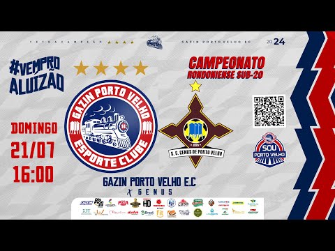 Gazin Porto Velho vs Genus - Campeonato rondoniense sub-20 - 21 07 2024