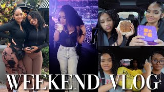 BRYSON TILLER CONCERT • MALL SHOPPING  • TRYING NEW FAST FOOD ITEMS | WEEKEND VLOG