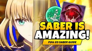 HIGH TIER DAMAGE! BEST E0 SABER Guide & Build [Best Relics, Light Cone