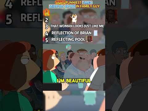TOP 5 funniest times mirrors broke in family guy๐๐#shorts #familyguy #petergriffin