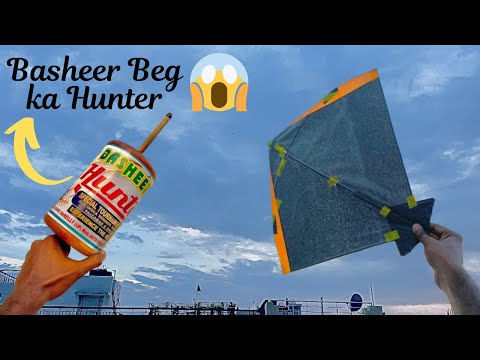 Manjha Testing | Basheer Beg ka Hunter | kite fighting roof |
