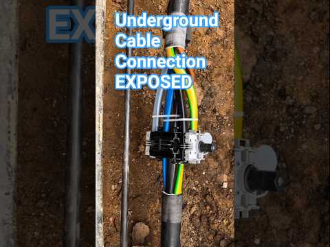 Insane Power Cable Jointing You’ve Never Seen Before! | 4x150mm² Underground Connection#shorts