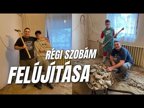 ELKEZDŐDÖTT A RÉGI SZOBÁM FELÚJÍTÁSA | Öcsém terve | Összedolgoztunk