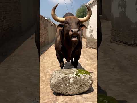 बत्तख के बच्चे तेज रोड रोलर के नीचे आने वाले हैं