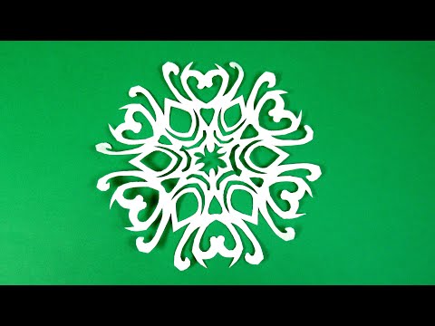 How to Make a Paper Snowflake  DIY Christmas Decor