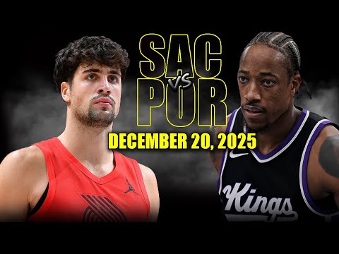 Portland Trail Blazers vs Sacramento Kings Full Game Highlights – December 20, 2025 | NBA Season