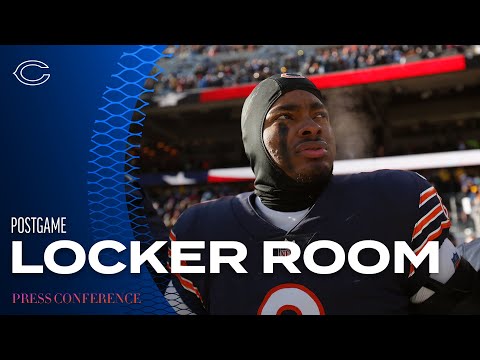 Bears postgame locker room following loss to Bills | Press Conference video clip