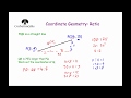 Coordinate Geometry and Ratios