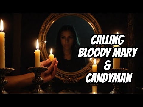 How to call two Demons at once 🧟‍♀️ #BloodyMary #Candyman #Horror