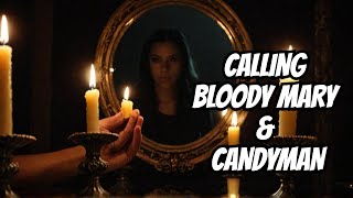 How to call two Demons at once 🧟‍♀️ #BloodyMary #Candyman #Horror