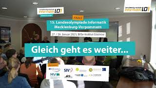 Abschlusspräsentation | Landesolympiade Informatik 2023 Mecklenburg-Vorpommern