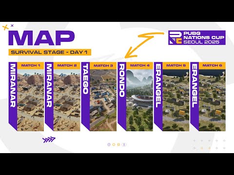 【PNC 2025】PUBG Nations CUP 2025 Day1【MAP配信】