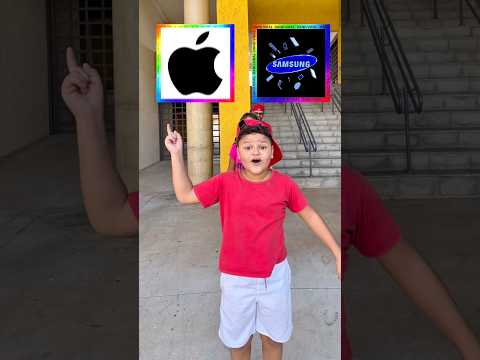 iPhone ou Samsung ? #shorts #shortsbrasil