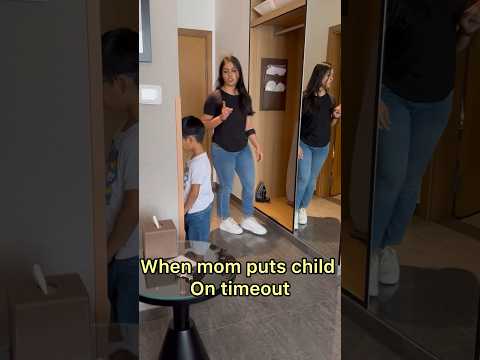 When child is on time out🧿😂#shots #family #funny #comedy #mompower #comedy