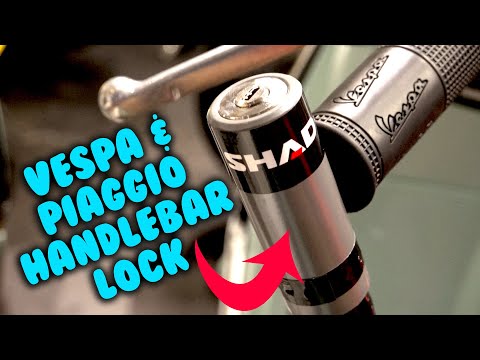 New SHAD Handlebar Locks for Piaggio & Vespa Scooters