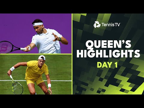 Dimitrov Faces Mannarino; Rune Against Thompson, Tiafoe & Norrie In Action | Queen's Highlights 2024