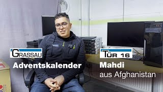 Tür 16: Umschüler Mahdi aus Afghanistan