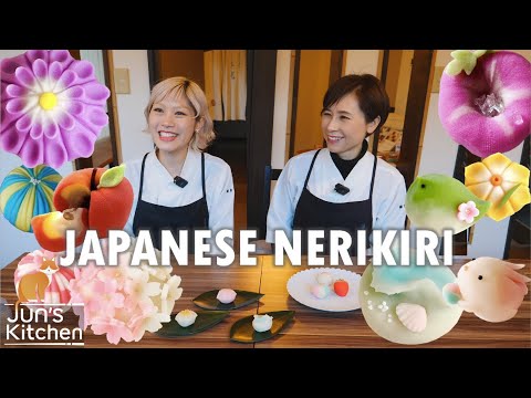 How Nerikiri confections are made | Japanese mother & daughter artisans