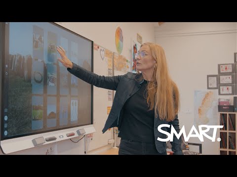 Carolina Nilsson arbetar multimodalt med SMART Board