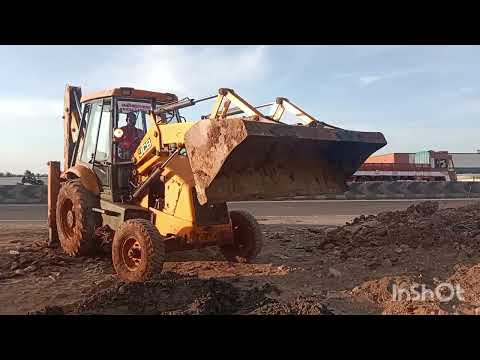 JCB Backhoe loader excavator operating skills part 2 | Learn - How to Drive n Operate JCB Machine?