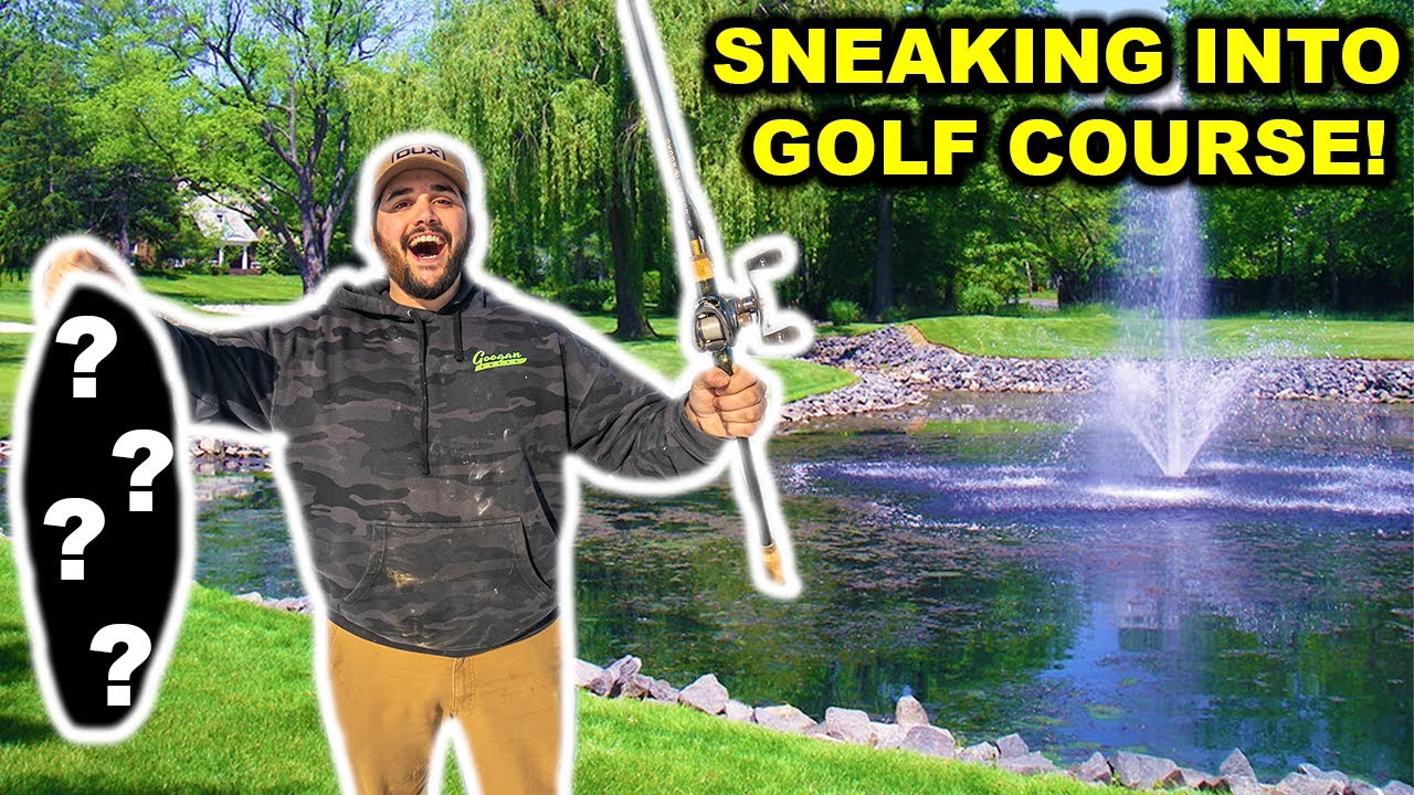 SNEAKING into GOLF COURSE POND in FLORIDA!