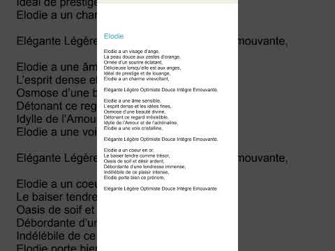 Élodie #poetry #elodie #citation #prénom #poésie #poems #rimes #youtubeshorts #ytshorts #yt #ytviral