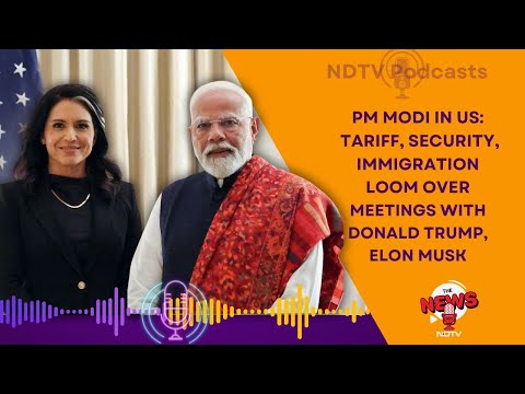 PM Modi And Trump Meeting | PM Modi Meets Tulsi Gabbard; Donald Trump, Elon Musk Meetings Today