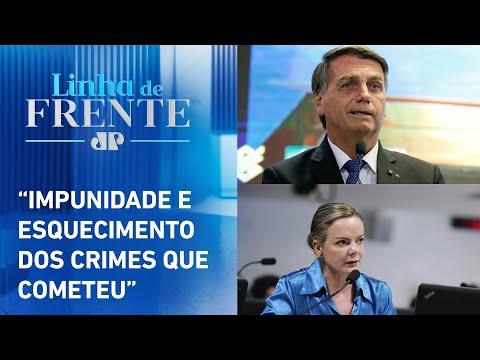 Presidente do PT responde à manifestação de Bolsonaro após ataque no STF | LINHA DE FRENTE