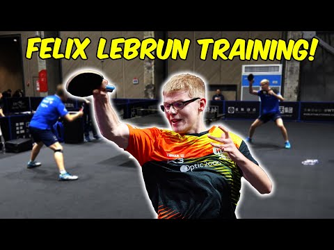 Felix Lebrun INSANE Table Tennis Training!