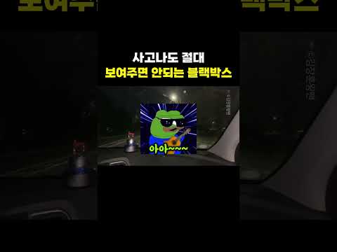 사고나도 절대 보여주면 안되는 <strong>블랙박스</strong>