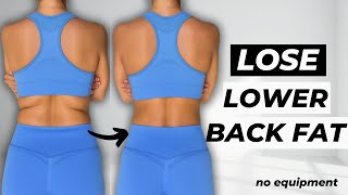 Back Fat Workout – 10 Min to Lose Lower Back Fat FAST! (No Equipment)