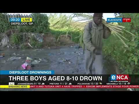 Diepsloot Drownings | Three boys age 8-10 drown