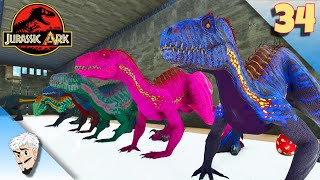 NOUVEAUX INDORAPTOR et INDOMINUS pour LE BREEDING ! JURASSIC ARK - EP34 - ARK SURVIVAL ASCENDED FR