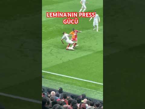 Lemina’nın rakiplerine yaptığı pres.