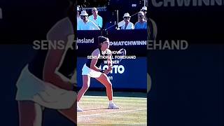KAROLINA MUCHOVA SENSATIONAL FOREHAND WINNER #shorts